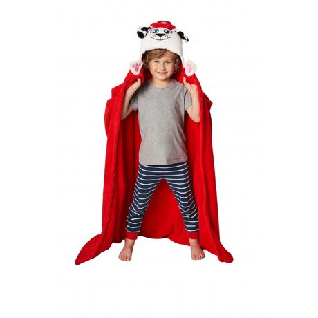 Supersoft deka s 3d kapucňou paw patrol, 