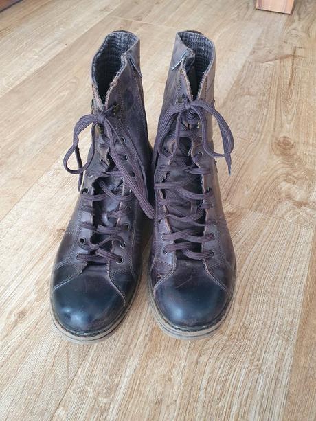 Pánske prechodné kožené topánky, lasocki,44