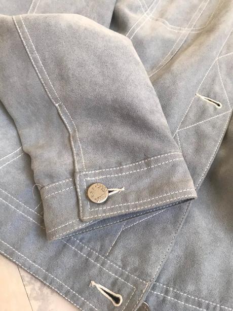 Semišová bunda do pása, l