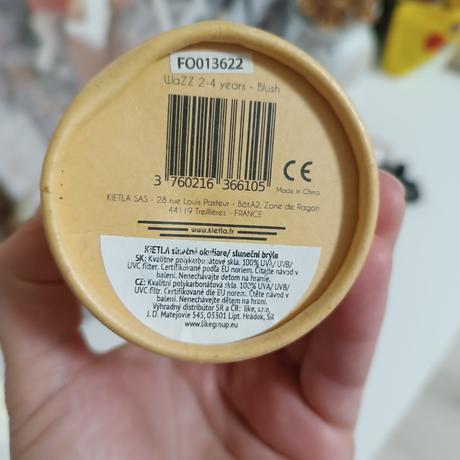 Kietla slnečné okuliare wazz 2-4 roky (blush), kietla