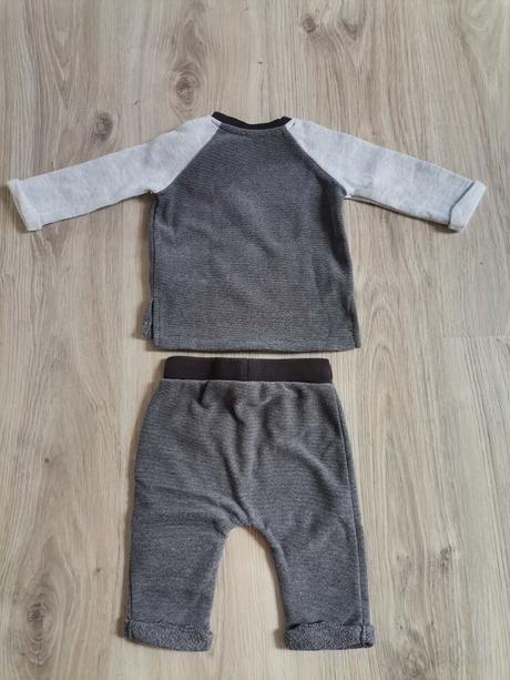 Chlapčenský tmavosivy set - mikina a tepláky, f&f,68