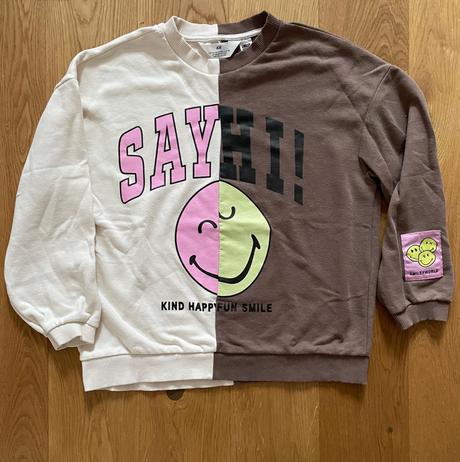 Mikina smiley h&m, h&m,140