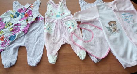 Dupáčiky, pyžamko, opaľovačky pre bábätká, 50–62