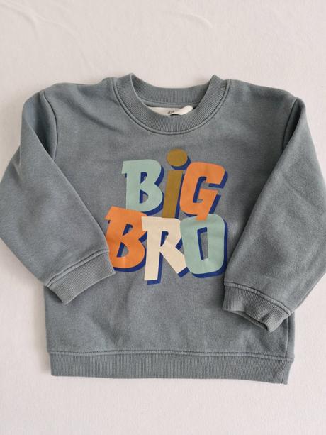 Mikina pre veľkého bračeka, h&m,92