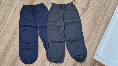 Nohavice parachute, h&m,146