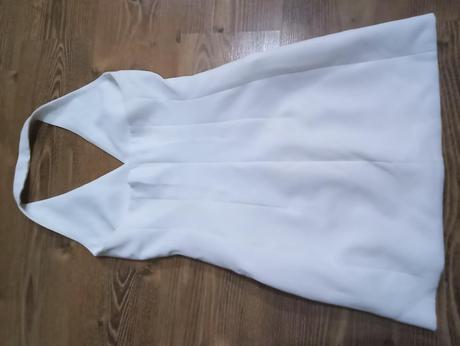 Biele šaty raz oblečené veľk s/xs, zara,s