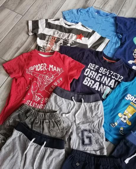 Letný balík - 98/104 (tričká, kraťasy), 104–116