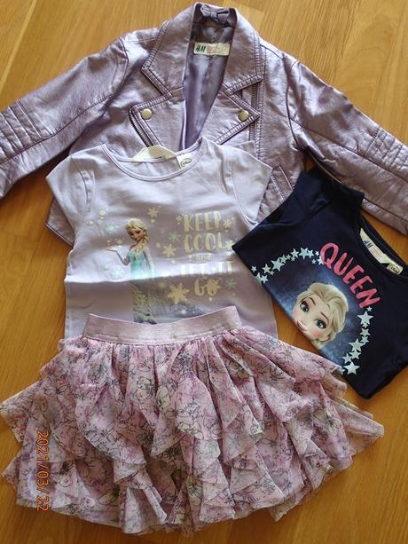 Fialkový komplet, h&m,98