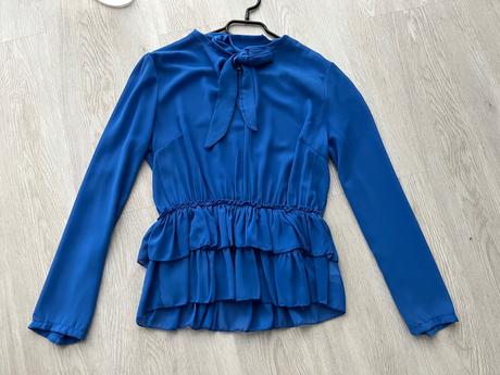 Sifonova bluzka s viazanim, 