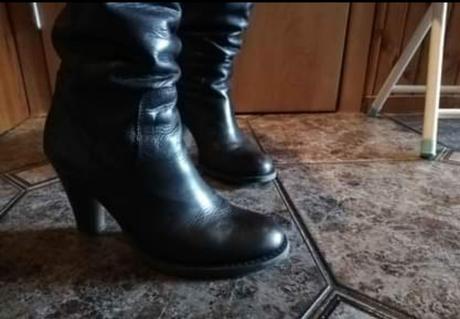 Dámske čižmy z pravej kože, 36