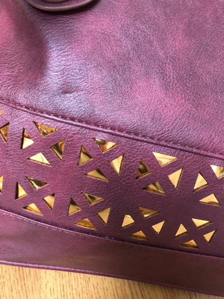 Bordová kabelka/ bordová vintage kabelka, 