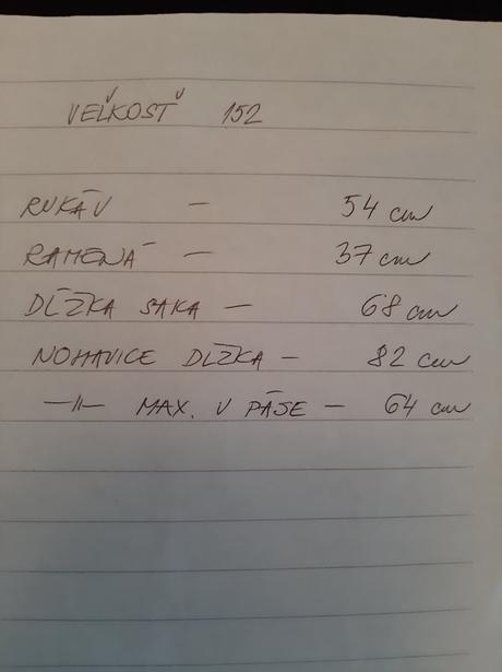 Chlapčenský oblek, 152