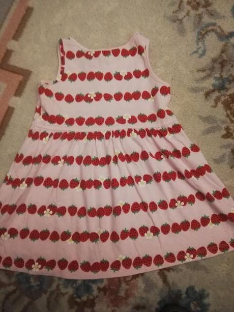 Šaty s jahôdkami, h&m,92