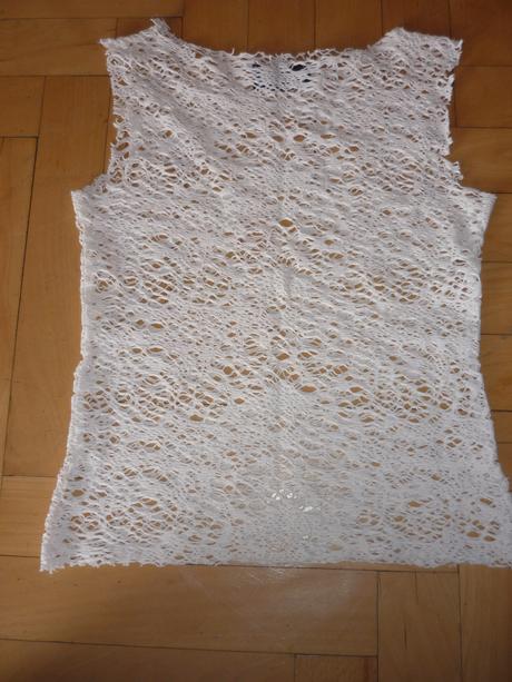 Hačkovaná vestička, orsay,s