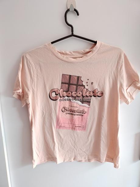 Cropp čokoláda tričko, m