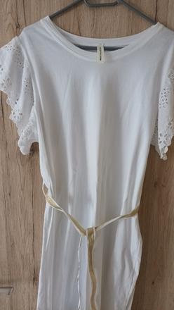 Biele šaty alebo tunika m-l, m