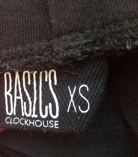 Čierna suknička clokhouse, xs