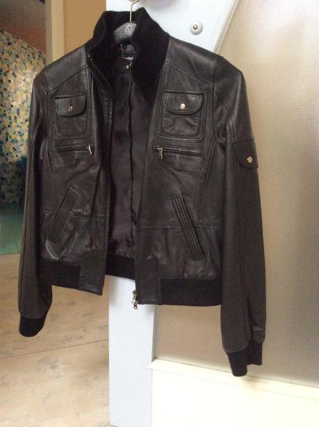 Kožená bunda z teľacej kože, l