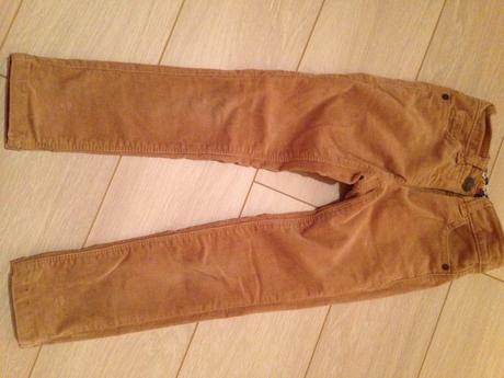 Menčestrové nohavice slim, next,110