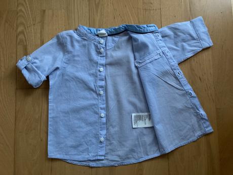 Pásikavá košeľa h&m v. 74, h&m,74