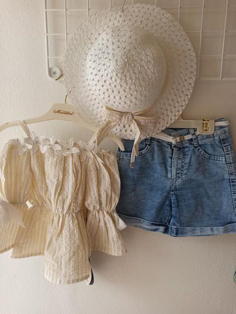 Letný komplet s klobúkom, 98 / 104 / 110 / 116