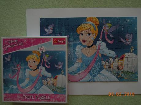Puzzle popoluška (80 dielikov), 