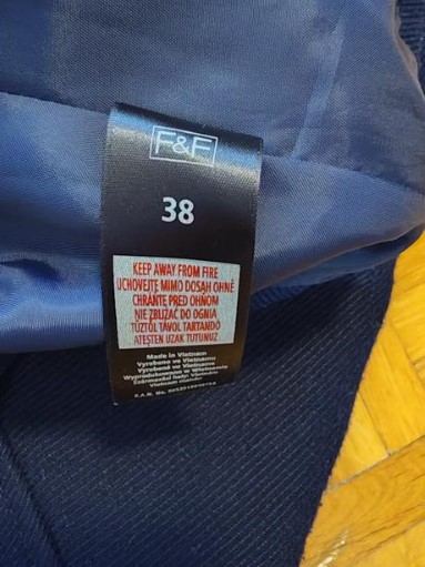 F&f elegantny, moderny, trendy damsky kabat 38/m, f&f,m