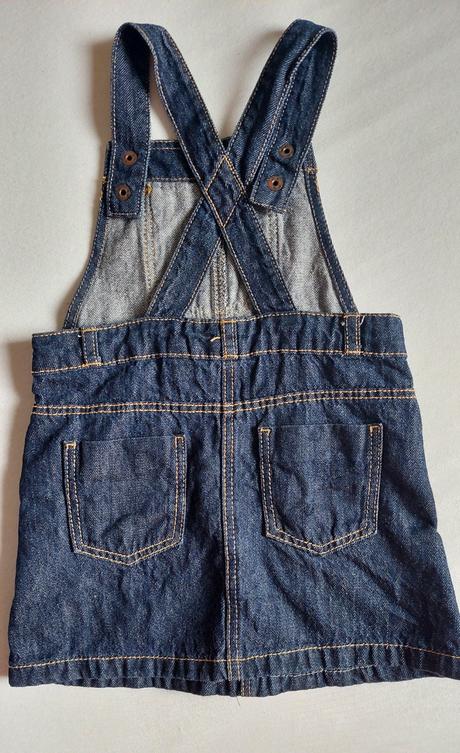 Riflove šaty sukňa na traky 86, h&m,86