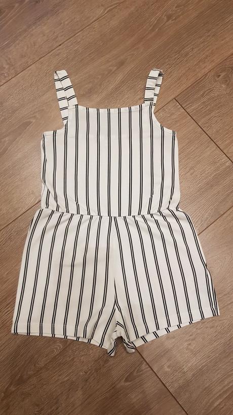 Krátky pásikavý overal, c&a,134
