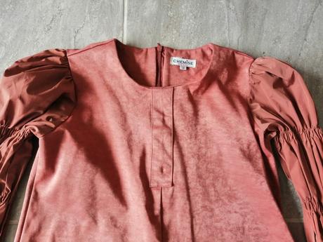 Tehlovooranžové šaty chemise, v42, 42