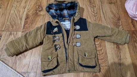 Menčestrový kabátik 12-18m, 86