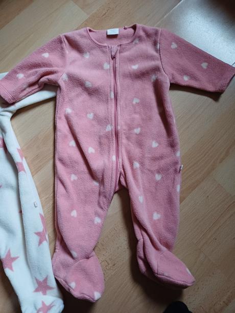 2x flisovy overal v.62  0-3 mesiace, next,62