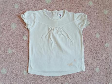 Biele dievcenske tricko, c&a,80