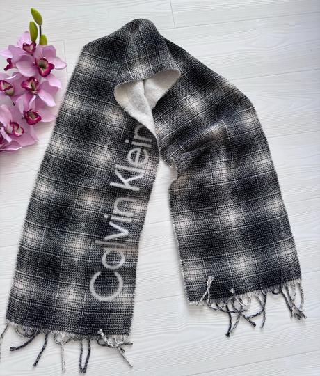 Calvin klein - vlnený šál, calvin klein