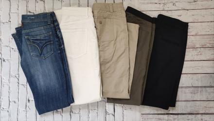 5x nohavice za 10, m