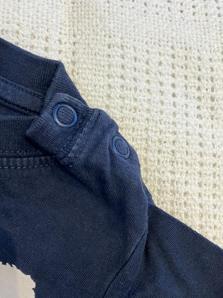 Chlapčenské tričko s tigrom tmavomodré h&m (62), h&m,62