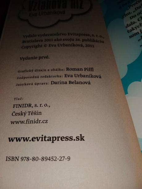 E. urbaníková - vzťahová níž, 