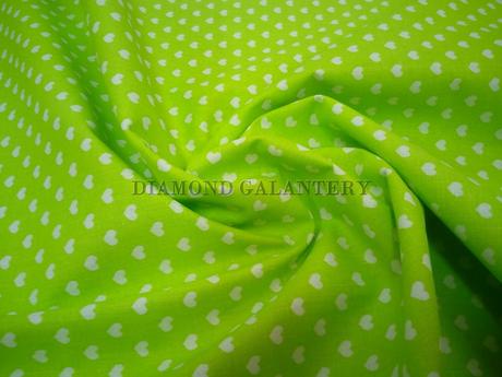 Bavlna srdiečka zelené, 