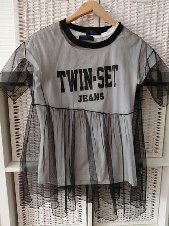 Suprava-bluzka a tricko zn.twin- set jeans - vel.s, twinset,s