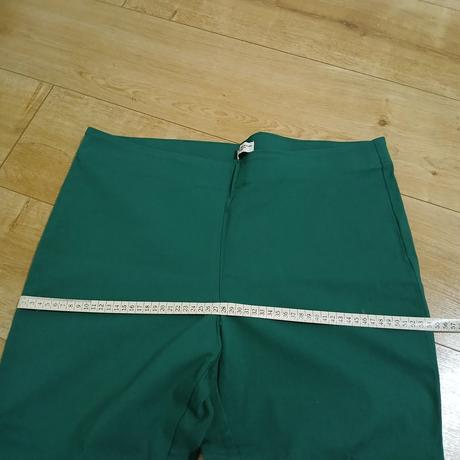 Zelené cigaretové nohavice/jeggins, tchibo,48