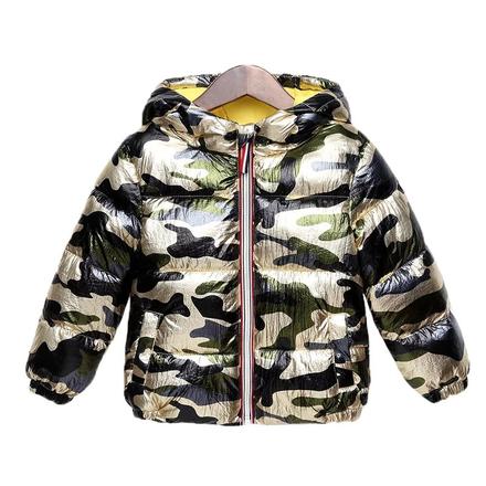 Vetrovka zimná maskáč, 92 - 128