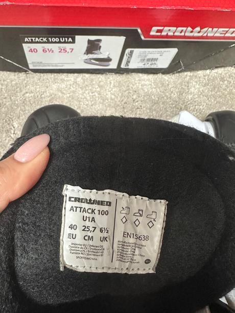 Pánske ľadové korčule v. 40, crowned,40