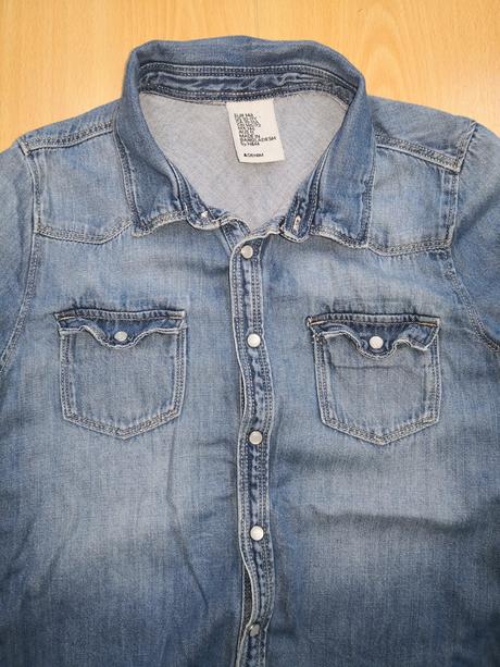 Krasna trendy denim kosela, h&m,146
