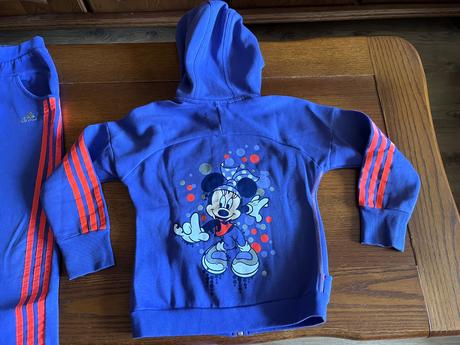 Teplejšia súprava adidas minnie disney 122/128, adidas,122