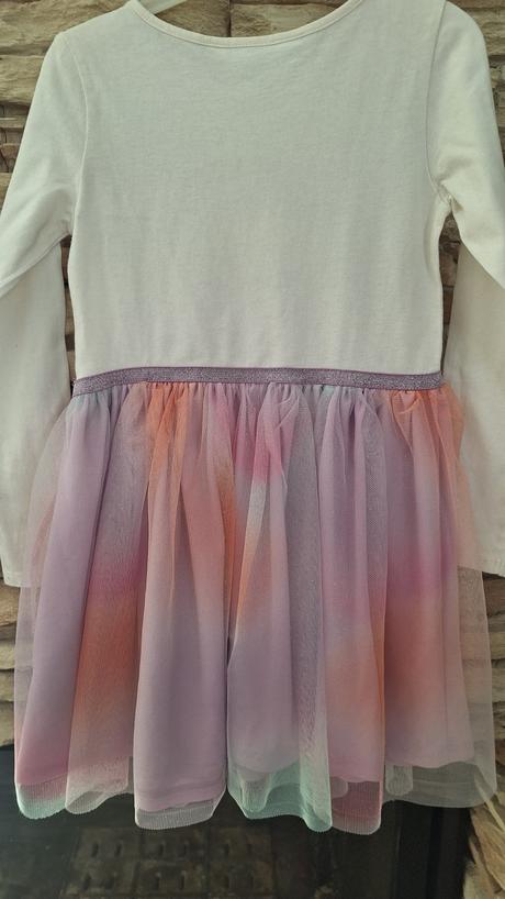 Šaty s jednorožcom, h&m,122