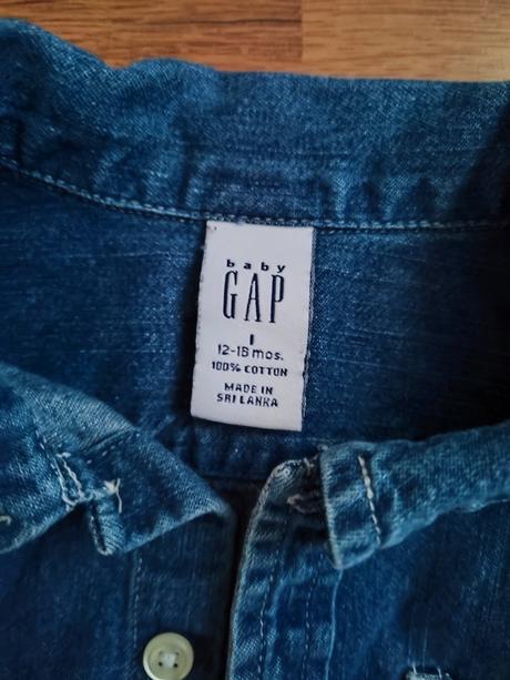 Riflová košeľa gap, gap,86