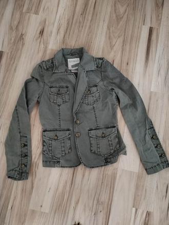 Zelená bundička na jar, m