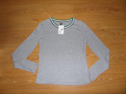 Sivé tričko, h&m,38 / m