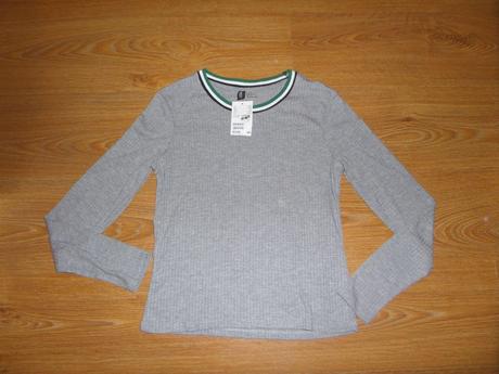 Sivé tričko, h&m,38 / m