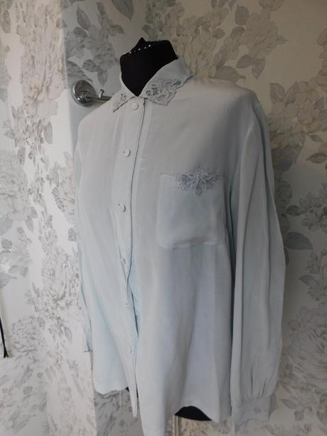 Tramo hodvabna vintage bluzka, 42